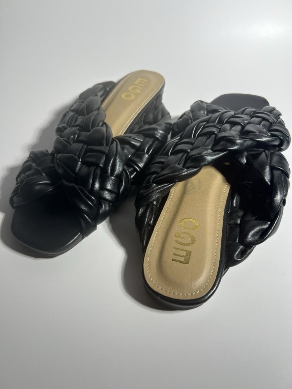 EGO Braided Slide Sandals Black Women’s UK 7 US 9 - Picture 10 of 10
